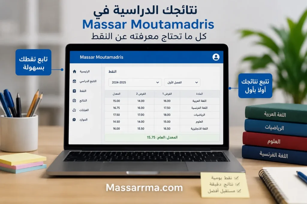 Massar Grades not showing
